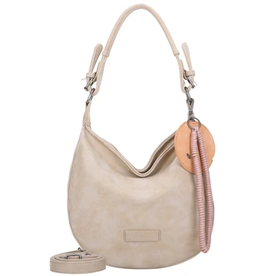 Afbeelding van Fritzi aus Preußen Schoudertas Hobo Vintage Shoulder Bag Sand Beige