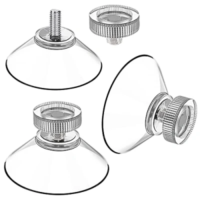Afbeelding van Zuignap 25 zuignappen diameter 40 mm M4 schroefdraad transparante met kartelmoer