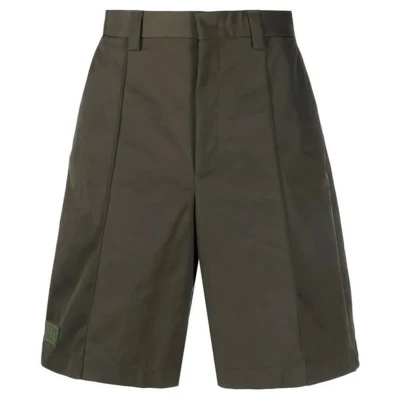 Afbeelding van Elasticated Waist Shorts with Logo Patch and Rear Flap Pockets