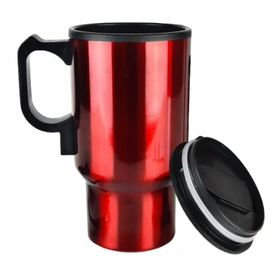 Afbeelding van AMiO Auto Koffie/Thee Verwamer Thermisch (12v) met Contraplug Rood