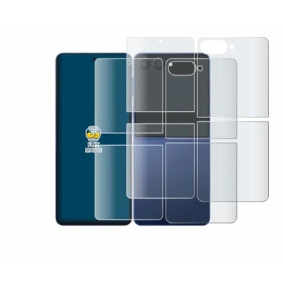 Afbeelding van BROTECT Screenprotector voor Samsung Galaxy Z Flip 7 (Voor+Achter) Folie Beschermfolie matte volledig dekking (2 Stuks)