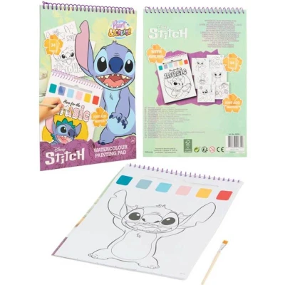 Afbeelding van Stitch waterverf kleurboek