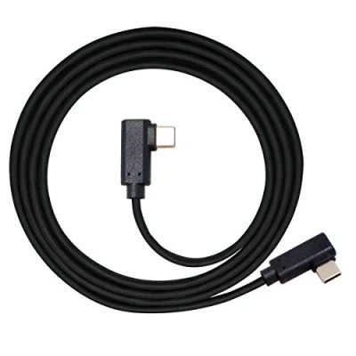 Afbeelding van Cablecc USB C Type naar kabel Gen2 10 Gbps 65 W Dual 90 Graden Links Rechts Hoekig 1.8 M