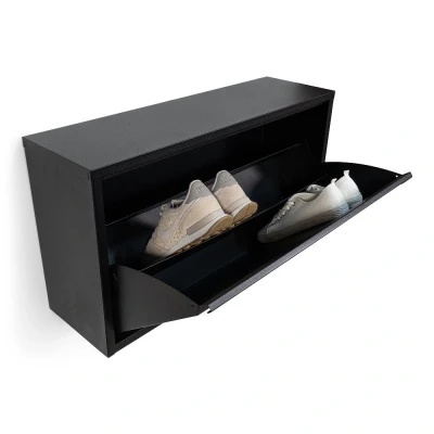Afbeelding van Spinder Design Billy 1 Maxi Schoenenkast Zwart
