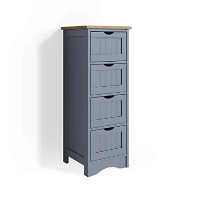 Afbeelding van Vicco Badkamerkast &quot;Bianco&quot;, Grijs, 30 x 81 cm