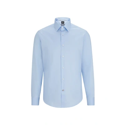 Afbeelding van BOSS JOE KENT Zakelijk overhemd, Heren, Maat: 37, Light/pastel blue