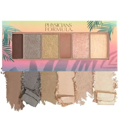 Afbeelding van Physicians Formula 1711957, Butter Believe It! Oogschaduw, Multi Finish Oogschaduw Palet, Vloeibaar naar poeder Formule met Murumuru Boter, Cupuaçu Tucuma Bronzed Nudes