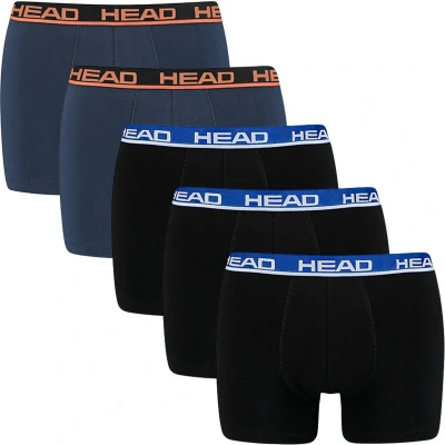 Afbeelding van HEAD 5P boxers basic zwart &amp; blauw M