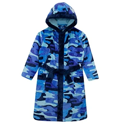 Afbeelding van Harry Bear Jongens Badjassen Camouflage Blauw 152
