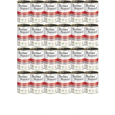 Afbeelding van 24x400g Dolina Noteci premium rundvlees hondenvoer nat