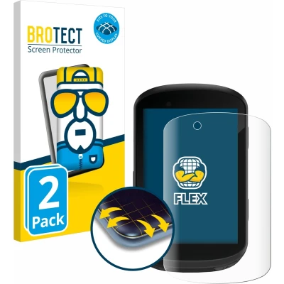 Afbeelding van BROTECT Full Cover Screen Protector voor Garmin Edge 530 / 830 (2 Stuks) Schermbeschermer, 3D Curved