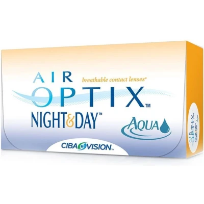 Afbeelding van 6.00 Air Optix® Night &amp; Day® 6 pack Maandlenzen BC 8.60 Contactlenzen