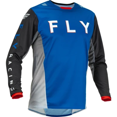 Afbeelding van Fly Racing MX Jersey Kinetic Kore Blue Black M Maat Jas
