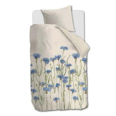 Afbeelding van Ariadne at Home Cornflower dekbedovertrek 1 persoons (140x200/220 cm + sloop) Zand