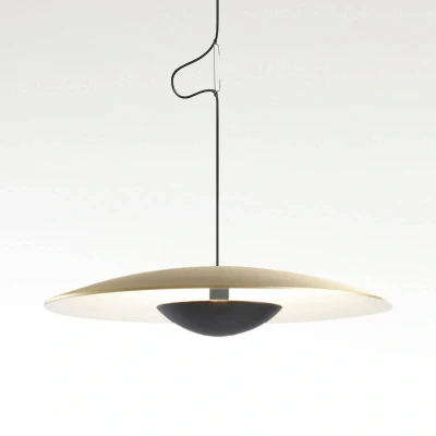 Afbeelding van Marset Ginger HanglampØ42 LED DALI Messing/wit