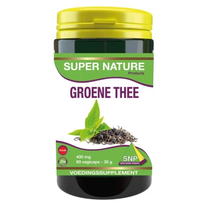 Afbeelding van SNP Groene thee 400 mg puur 60 capsules