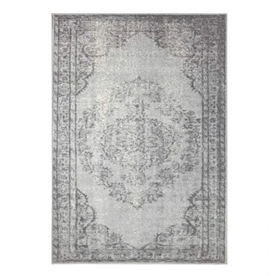 Afbeelding van Modern Tapijt/Vloerkleed Cordelia Grijs/crème 80x150 Cm