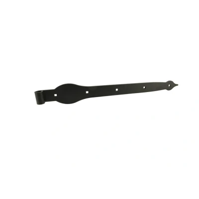 Afbeelding van GB Heng recht voor pen ø16 600mm 45x6mm staal zwart epoxy