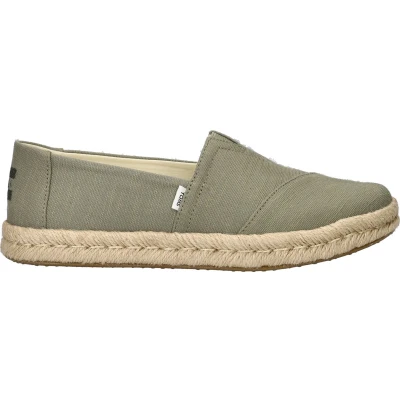 Afbeelding van TOMS Espadrilles, Dames, Maat: 42, Olive Katoen