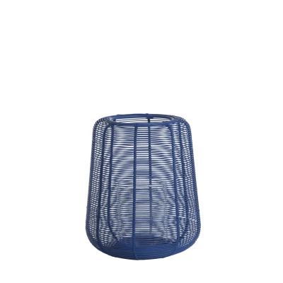 Afbeelding van Light &amp; Living Windlicht ADETA Ø18x21cm Blauw