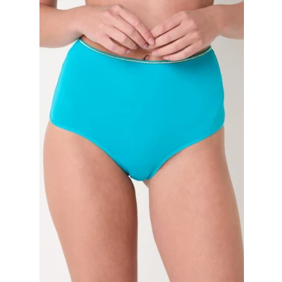 Afbeelding van Marlies Dekkers dames Dame de Paris high waisted slip in kleur Zeegroen, maat: M