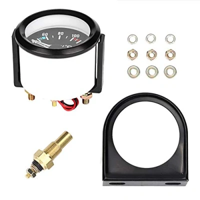 Afbeelding van 2 &quot;Water Thermometer Sensor, 52mm Universele Auto Truck LED Digitale Water Temperatuur Gauge Instrument Tool