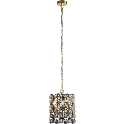 Afbeelding van Searchlight Gouden hanglamp Iris Ø 25cm 59811 2BSB