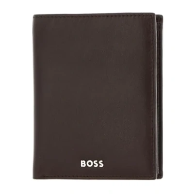 Afbeelding van HUGO BOSS Leren Portemonnee Classic Smooth Wallet Brown Donkerbruin