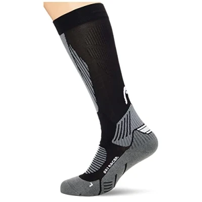 Afbeelding van HEAD Skisokken Unisex Racer Kneehigh 1 pack Black/White 35/38