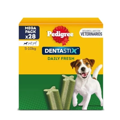 Afbeelding van Pedigree Dentastix Fresh 112 Snack voor mondhygiëne (kleine hond 5 10 kg) 440 g 28 stuks 4 verpakkingen met (in totaal stuks)