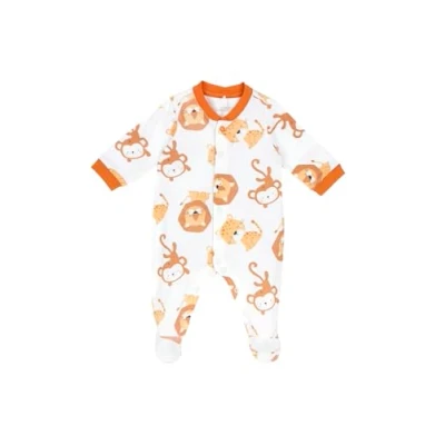 Afbeelding van Chicco Front AND LEG Opening Kruippakje voor kinderen, Maat: 50, Orange