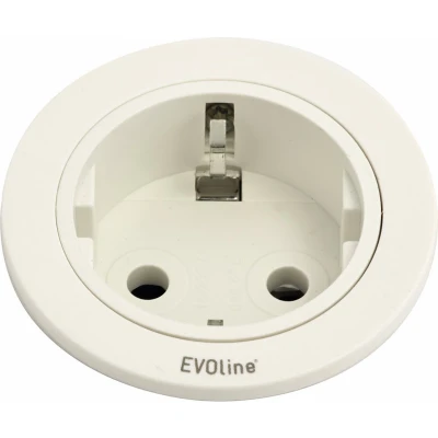 Afbeelding van EVOline 159280004300 Inbouwstekkerdoos 1 voudig Wit stuk(s)