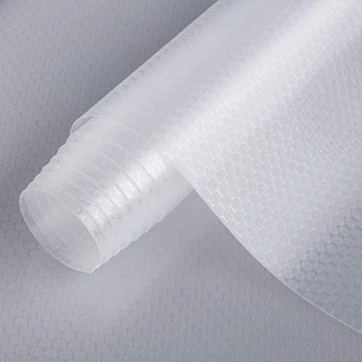 Afbeelding van Plankvoering Keukenladematten, niet klevende EVA koelkastvoeringen met waterdichte duurzame koelkasttafelplacemats voor kast, ladevoering (Transparant, 30x300cm)