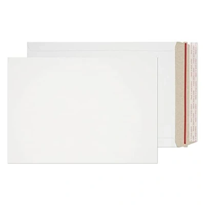 Afbeelding van Blake Zuivere verpakking 241 x 178 mm Peel &amp; Seal All Board Enveloppen (PPA8 RS) Wit Pack van 200