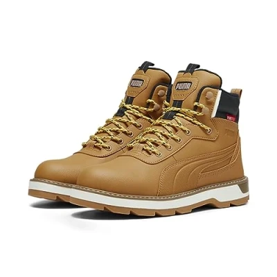 Afbeelding van Puma Desierto V3 Puretex Unisex Sneakers hoog, Maat: 37, Taffy/black Hoogwaardig imitatieleer