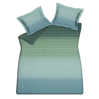 Afbeelding van Vandyck GRADIENT 200x200/220 + 2x 60x70 pearl blue