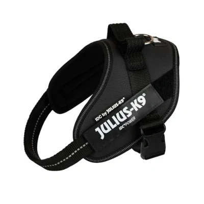 Afbeelding van IDC Powerharness, Size: Mini/S, Black Faux Leather