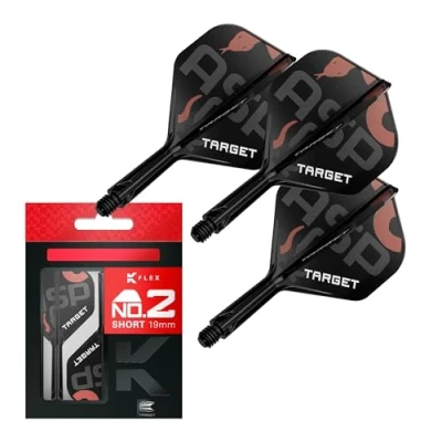 Afbeelding van Target K Flex Nathan Aspinall NO2 Dart Flights Short
