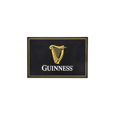 Afbeelding van LORD&#039;S ROCKS Guinness Bar en morsmat voor werkbladen Ierse rubberen staafmat druppels met Harp Logo Professionele barservicemat bier, 45,7 x 30,5 cm compatibel