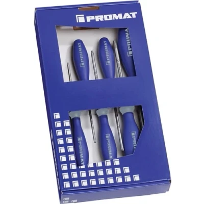 Afbeelding van Promat schroevendraaierset torx 6 delig
