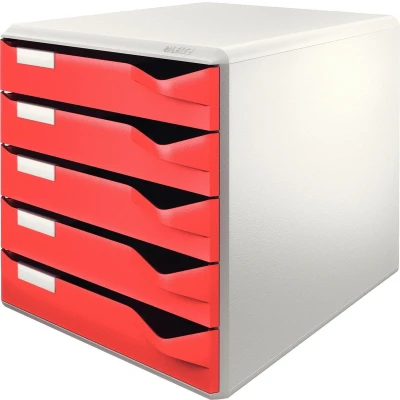 Afbeelding van Leitz Ladenblok (5 laden) Wit/Rood
