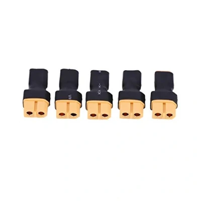 Afbeelding van Gek Winkelen XT30 Naar XT60 RC Drone Connector Adapter Plastic + Metalen Batterij Plug, solide En Duurzaam 5 stks/set Converter voor(XT30 male to female)