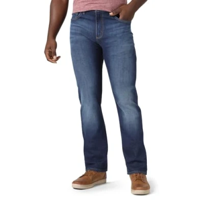 Afbeelding van Wrangler Authentics Herenjeans, slim fit, rechte pijpen, Blue Ridge, 40W x 32L