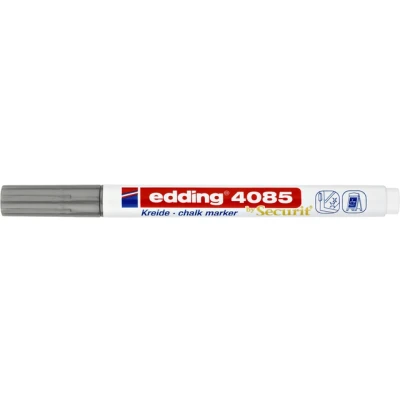Afbeelding van Krijtstift edding 4085 by Securit rond 1 2mm zilver