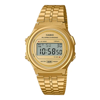 Afbeelding van Casio Collection A171WEG 9AEF horloge Horloges Goudkleur
