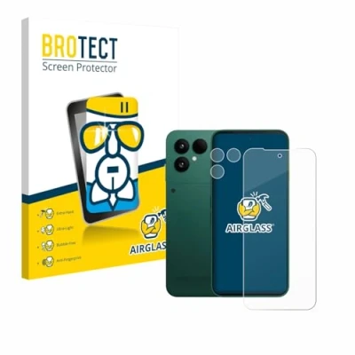 Afbeelding van BROTECT Screenprotector voor Fairphone 6 (Voor+Camera) Folie Beschermfolie Beschermglas transparant