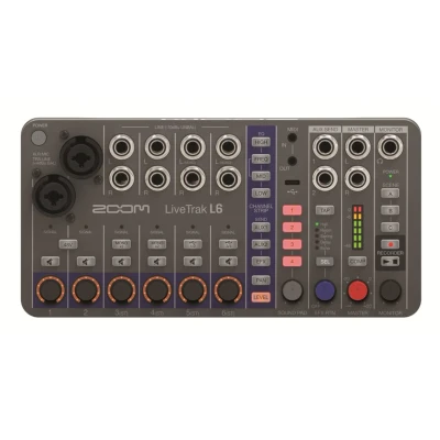 Afbeelding van Zoom LiveTrak L 6 mixer en multitrack recorder