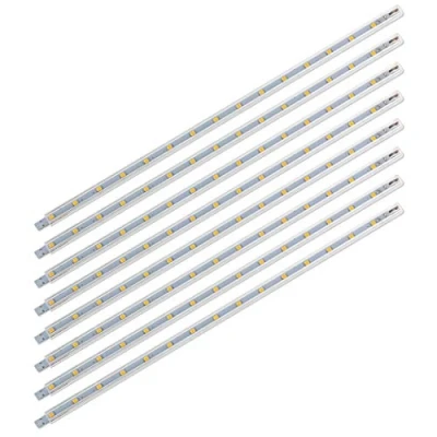 Afbeelding van SEBSON LED Onderbouwlamp 12V Warm Wit 8 delig Kastverlichting 30cm 1,8W 190lm 3000K IP20, Lichtbalk met Stekker en Schakelaar 8,8x6,7x300mm