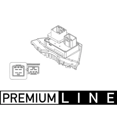 Afbeelding van Regelaar, interieurventilator MAHLE ABR 35 000P
