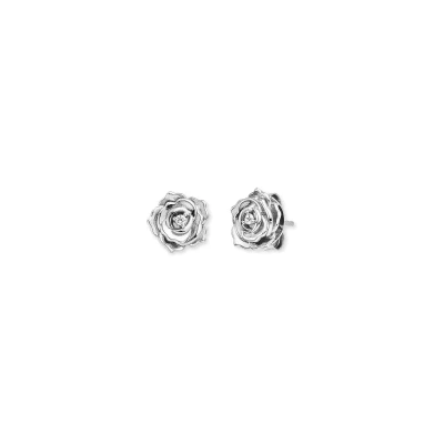 Afbeelding van Engelsrufer dames oorrel 925 zilver 2 zirkonia One Size 88714741